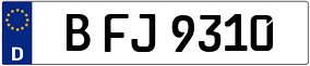Truck License Plate